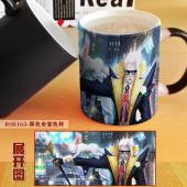 BSB163-王者荣耀游戏 黑色全变色杯