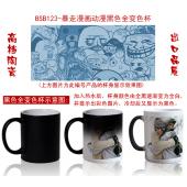 BSB123-暴走漫画动漫黑色全变色杯