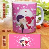 BZ1120-情人节 彩印马克杯
