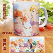 BZ1570-少女咖啡枪2双生视界 游戏彩印马克杯