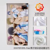 (35X70)YJ010-Free!男子游泳部动漫浴巾
