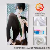 (35X70)YJ007-Free!男子游泳部动漫浴巾