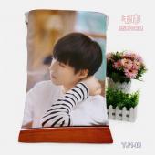 （35X70）YJ148-王俊凯明星浴巾