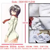 (50X100)YJ244-进击的巨人动漫浴巾
