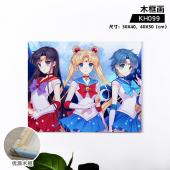 KH099-美少女战士 动漫木框画