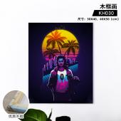 KH030-鱿鱼游戏 电影木框画