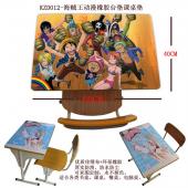 KZD012-海贼王动漫橡胶台垫课桌垫