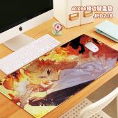 JPD216-鬼灭之刃 动漫 40X90X0.3锁边加厚键盘...