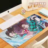 JPD188-鬼灭之刃 动漫 40X90X0.3锁边加厚键盘...