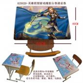 KZD029-英雄联盟游戏橡胶台垫课桌垫