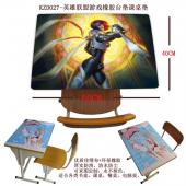 KZD027-英雄联盟游戏橡胶台垫课桌垫