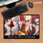 HZD206-我的英雄学院 动漫 40X60橡胶课桌垫
