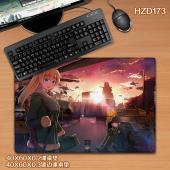 HZD173-少女终末旅行动漫 40X60橡胶课桌垫