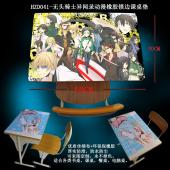HZD041-无头骑士异闻录动漫橡胶锁边课桌垫