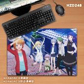 HZD248-天空与海洋之间 动漫40X60橡胶课桌垫