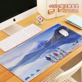 JPD084-摇曳露营 动漫 40X90X0.3锁边加厚键盘...
