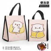 BDD26-豆豆猫 卡通 便当袋