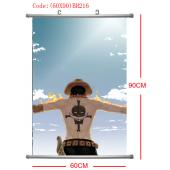 (60X90)BH216-海贼王塑杆布挂画(提前1天预定