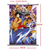 (60X90)BH199-海贼王塑杆布挂画(提前1天预定)