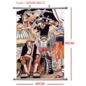 (60X90)BH172-海贼王塑杆布挂画(提前1天预定)