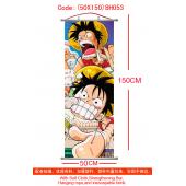 (50X150)BH053-海贼王塑杆布挂画