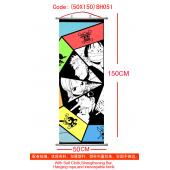 (50X150)BH051-海贼王塑杆布挂画
