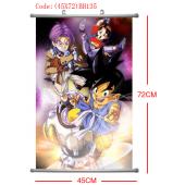(45X72)BH135-七龙珠塑杆布挂画(提前1天预定