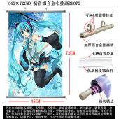 有现货(45×72CM)初音铝合金布挂画BH075