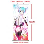 BH030-40X100初音塑杆布挂画(提前1天预定)
