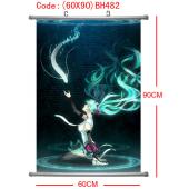 (60×90)BH482-初音塑杆布挂画