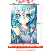 (60X90)BH755-初音未来塑杆布挂画