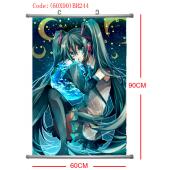 (60X90)BH244-初音塑杆布挂画(提前1天预定)