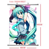 (60X90)BH227-初音塑杆布挂画(提前1天预定)