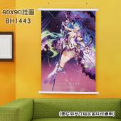 (60X90)BH1443-VOCALOID初音 动漫白色塑...