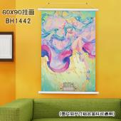 (60X90)BH1442-VOCALOID初音 动漫白色塑...