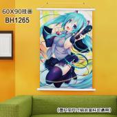 (60X90)BH1265-VOCALOID初音动漫白色塑料...