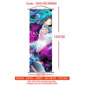 (50X150)BH060-初音塑杆布挂画