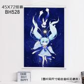 (45X72)BH528-初音动漫白色塑料杆挂画