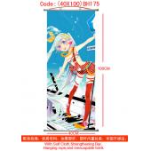(40X100)BH175-初音塑杆布挂画