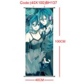 (40X100)BH137-初音塑杆布挂画