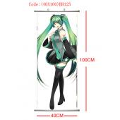 (40X100)BH125-初音塑杆布挂画(提前1天预定)