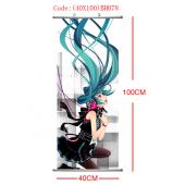 (40X100)BH078-初音塑杆布挂画(提前1天预定