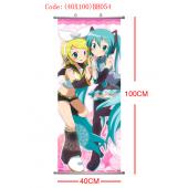 (40X100)BH054-初音塑杆布挂画(提前1天预定