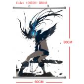 BH048-60X90黑岩塑杆布挂画(提前1天预定)