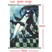 BH036-60X90黑岩塑杆布挂画(提前1天预定)