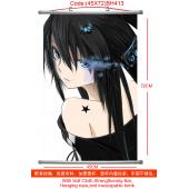 (45X72)BH413-黑岩射手塑杆布挂画