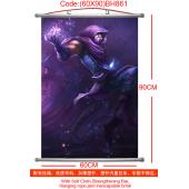 (60X90)BH861-英雄联盟游戏塑杆布挂画