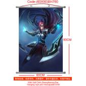(60X90)BH760-英雄联盟塑杆布挂画