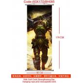(60X170)BH085-英雄联盟塑杆布挂画