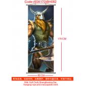 (60X170)BH082-英雄联盟塑杆布挂画